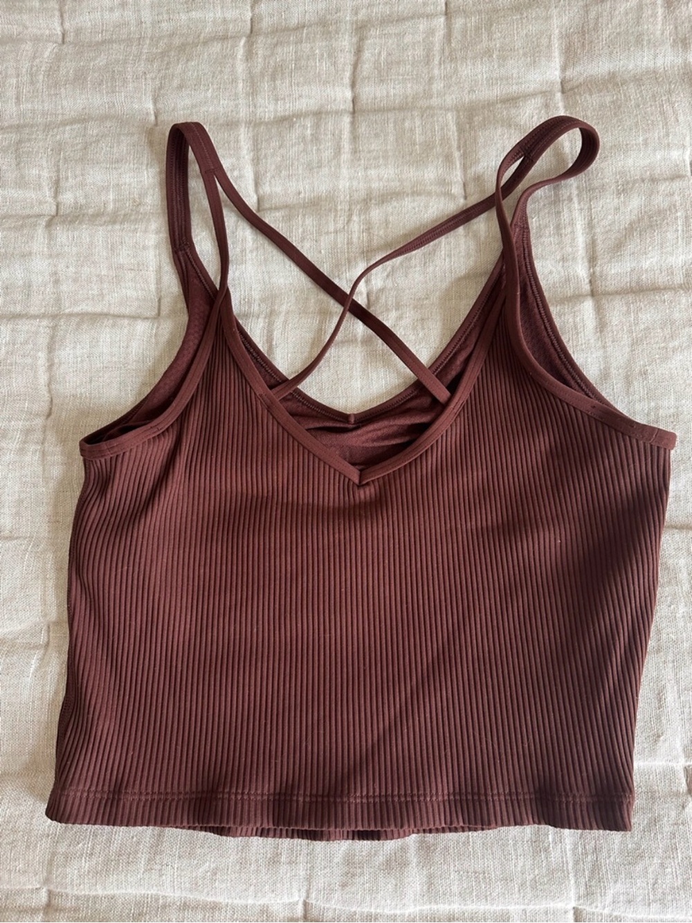 Vuori Rib Crop Tank - Picture 3 of 4